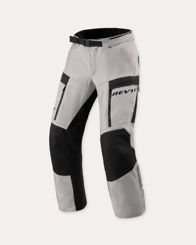 REV’IT! Offtrack 3 H2O Textile Motorcycle Trousers — Silver-Black