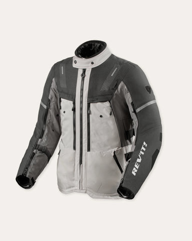 Jacket Sand 5 H2O — Silver / Anthracite Multi‑Season Adventure Textile Jacket