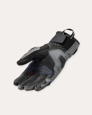 Sand 5 Ladies Motorcycle Gloves – Grey/Red | Women’s Adventure Riding Gloves with Ventilated Comfort & Protective Knuckle Armor