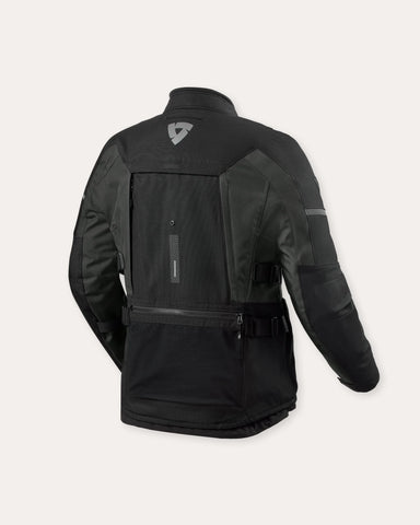 Jacket Sand 5 H2O — Black / Anthracite Multi‑Season Adventure Textile Jacket