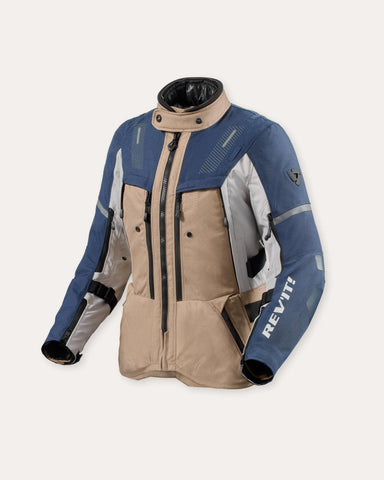 Jacket Sand 5 H2O Ladies — Sand / Blue Women’s Multi‑Season Adventure Jacket