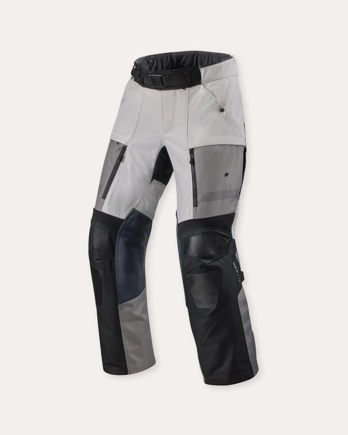 Sand 5 H2O Silver-Black Motorcycle Textile Trousers – Waterproof Adventure Touring Pants with CE Protection