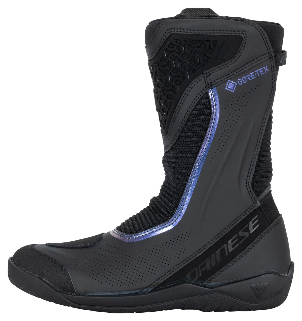 Dainese Freeland 2 GTX Lady Motorcycle Boots — Women’s Black Touring Boots with Gore-Tex Waterproof Protection, Groundtrax Grip, and All-Season Comfort