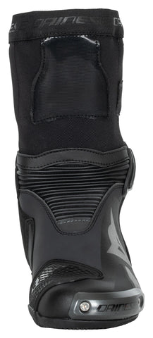 Dainese Axial 2 Motorcycle Boots — Black Racing Boots with Carbon & Aramid Protection, Groundtrax Sole, and Track-Ready Performance