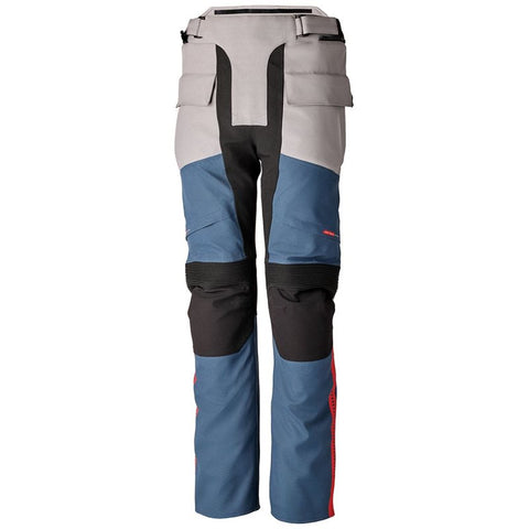 RST Pro Series Vulcan CE Textile Motorcycle Trousers 3580 (Silver/Blue) | Waterproof Adventure Trousers