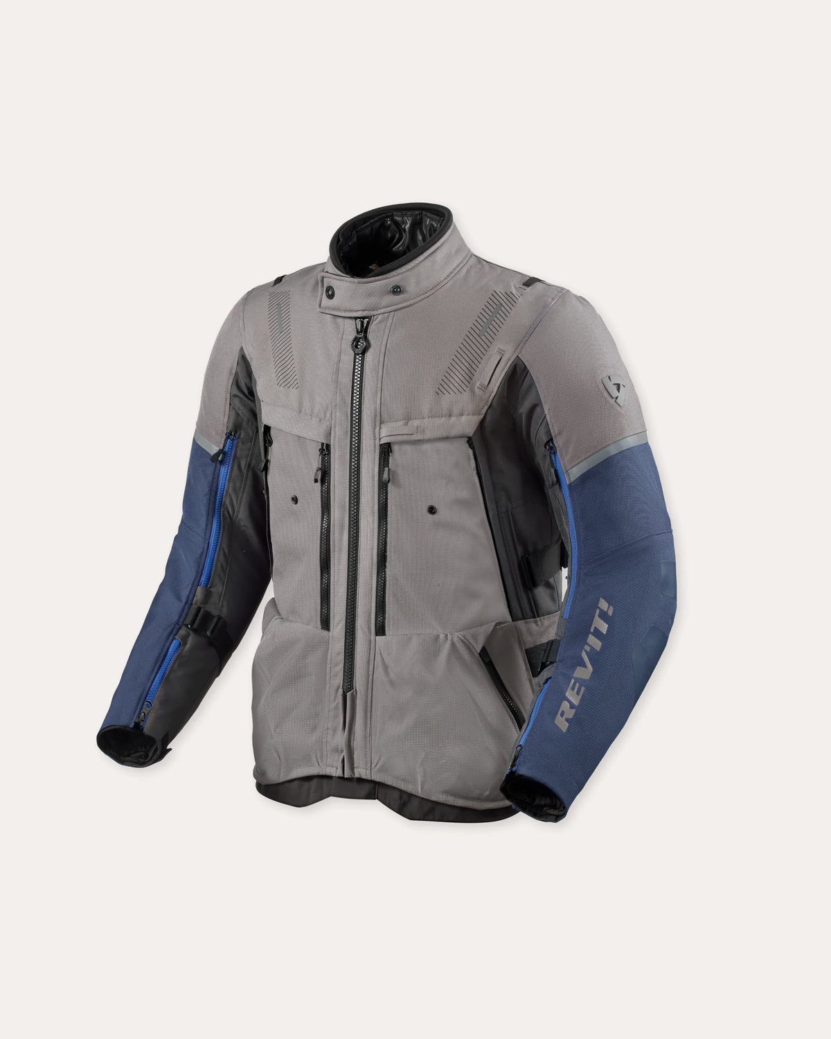 Jacket Sand 5 H2O — Grey / Dark Grey Multi‑Season Adventure Textile Jacket