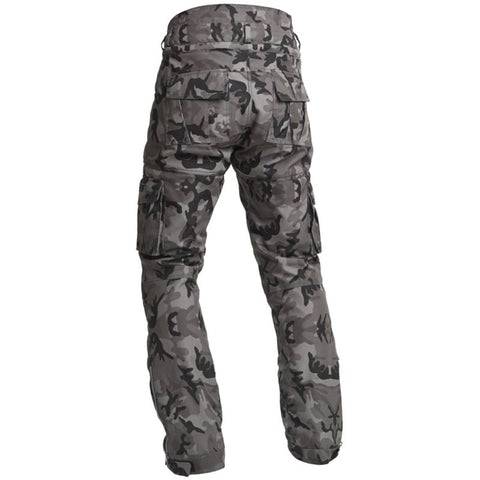 Lindstrands Zion Textile Cargo Trousers (Camouflage) | CE Adventure Riding Pants