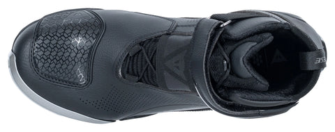Dainese Superya Motorcycle Shoes — Black Anthracite Sports Boots with Racing Style, Magnesium Protection, and Breathable Comfort
