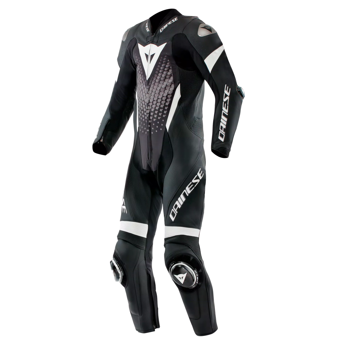 Perforated Full-Body Leather Racing Suit