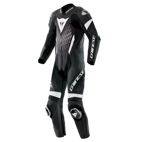 Perforated Full-Body Leather Racing Suit