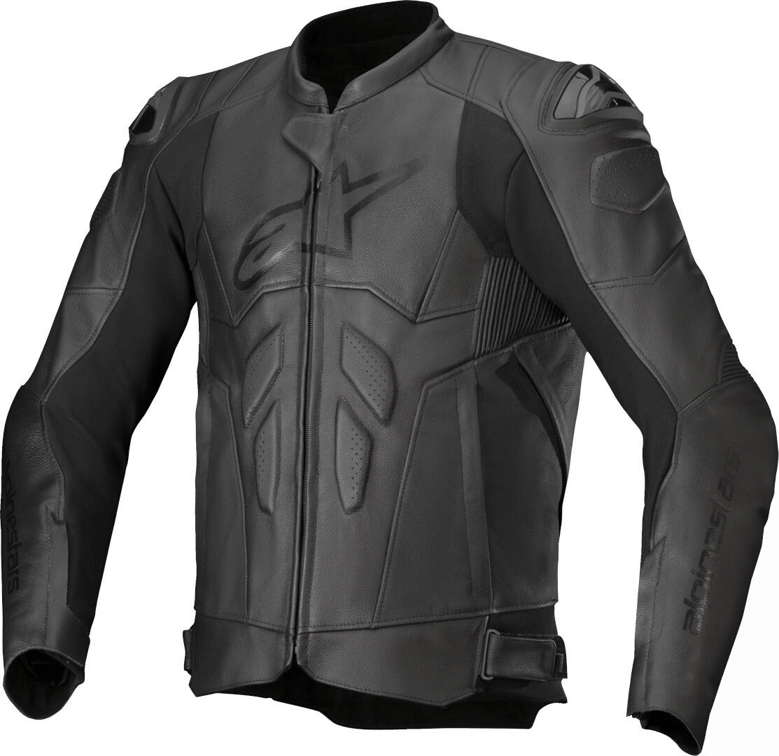 Alpinestars Black Dusk Motorcycle Leather Jacket