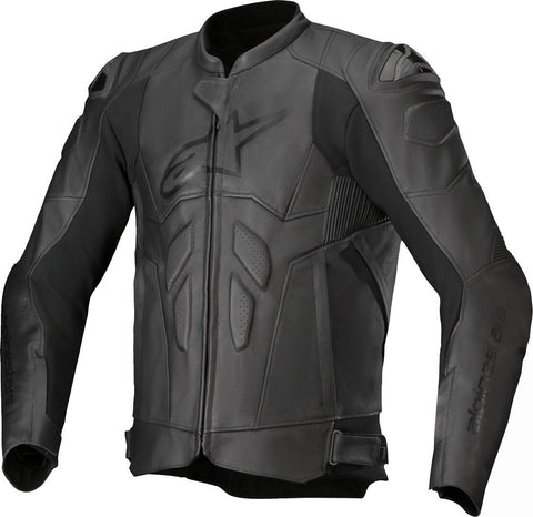 Alpinestars Black Dusk Motorcycle Leather Jacket