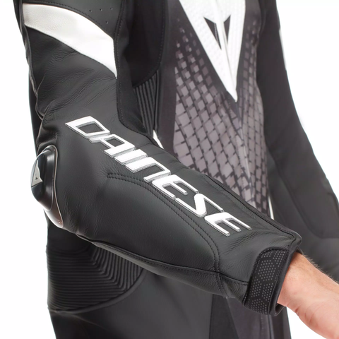 Perforated Full-Body Leather Racing Suit