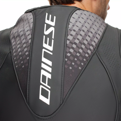 Perforated Full-Body Leather Racing Suit