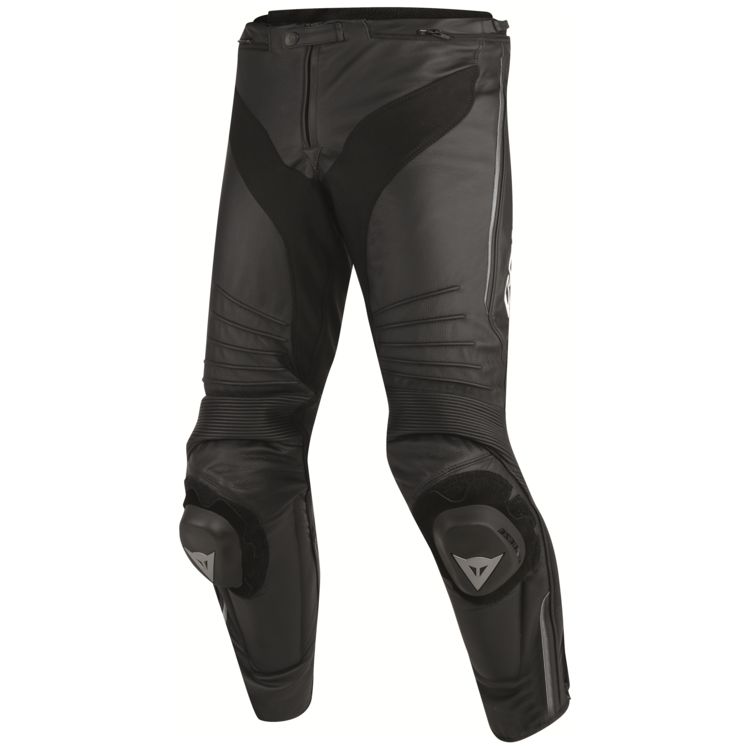 Dainese Misano Leather Motorcycle Trousers — Professional CE-Certified Racing Pants