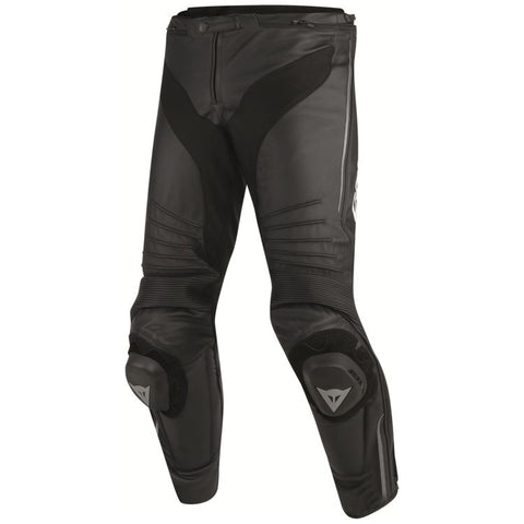 Dainese Misano Leather Motorcycle Trousers — Professional CE-Certified Racing Pants