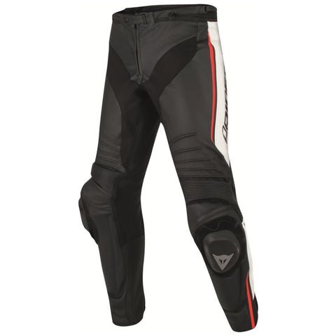 Dainese Misano Leather Motorcycle Trousers — Professional CE-Certified Racing Pants