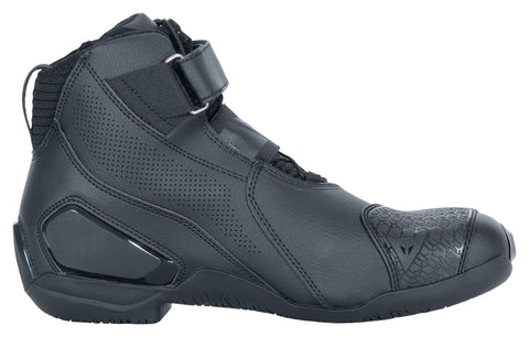 Dainese Superya Motorcycle Shoes — Black Anthracite Sports Boots with Racing Style, Magnesium Protection, and Breathable Comfort