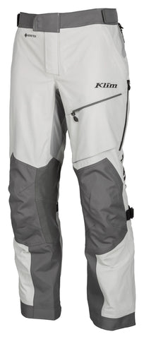 Men’s Waterproof Motorcycle Textile Trousers Grey White | Touring & Adventure Riding Pants