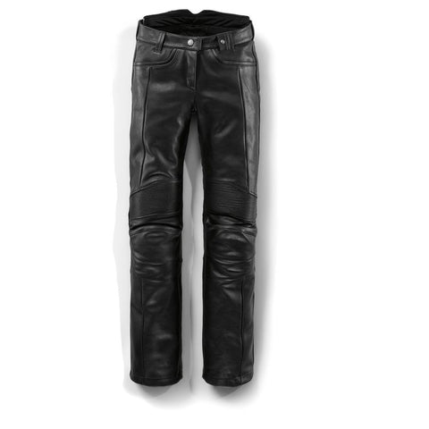 BMW DarkNite Ladies’ Leather Motorcycle Trousers — Women’s Premium Riding Pants