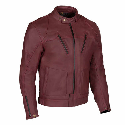 Oxblood WP Leather Jacket