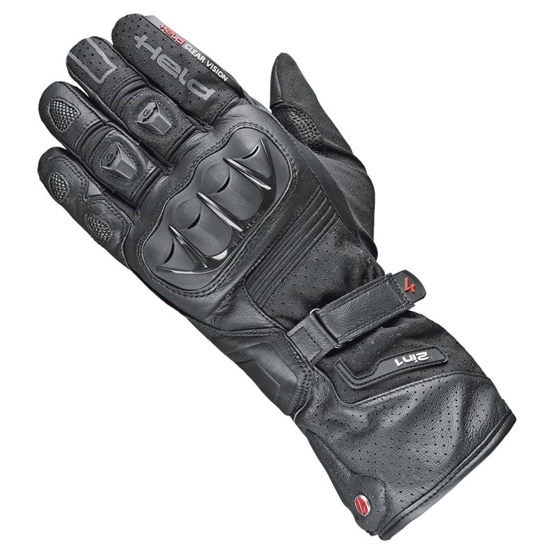 Held Air n Dry II Gore-Tex Motorcycle Gloves – Black | 2-in-1 Waterproof & Ventilated Touring Gloves with Advanced Protection