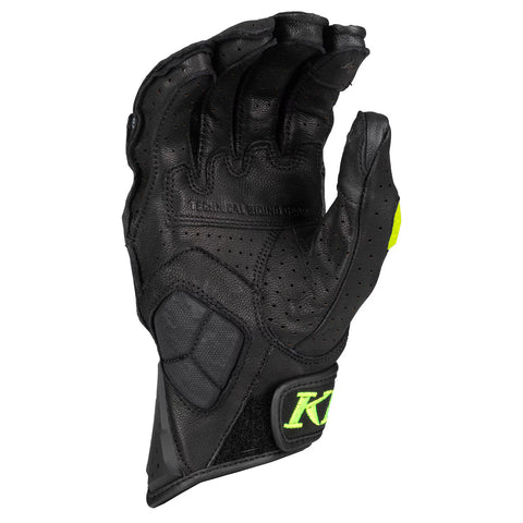 Klim Badlands Aero Pro Short Motorcycle Gloves - Black | Vented Adventure Touring Leather Gloves