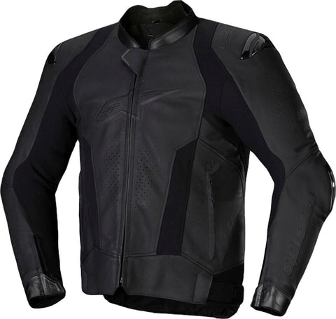 Alpinestars Missile V3 Motorcycle Black Leather Jacket