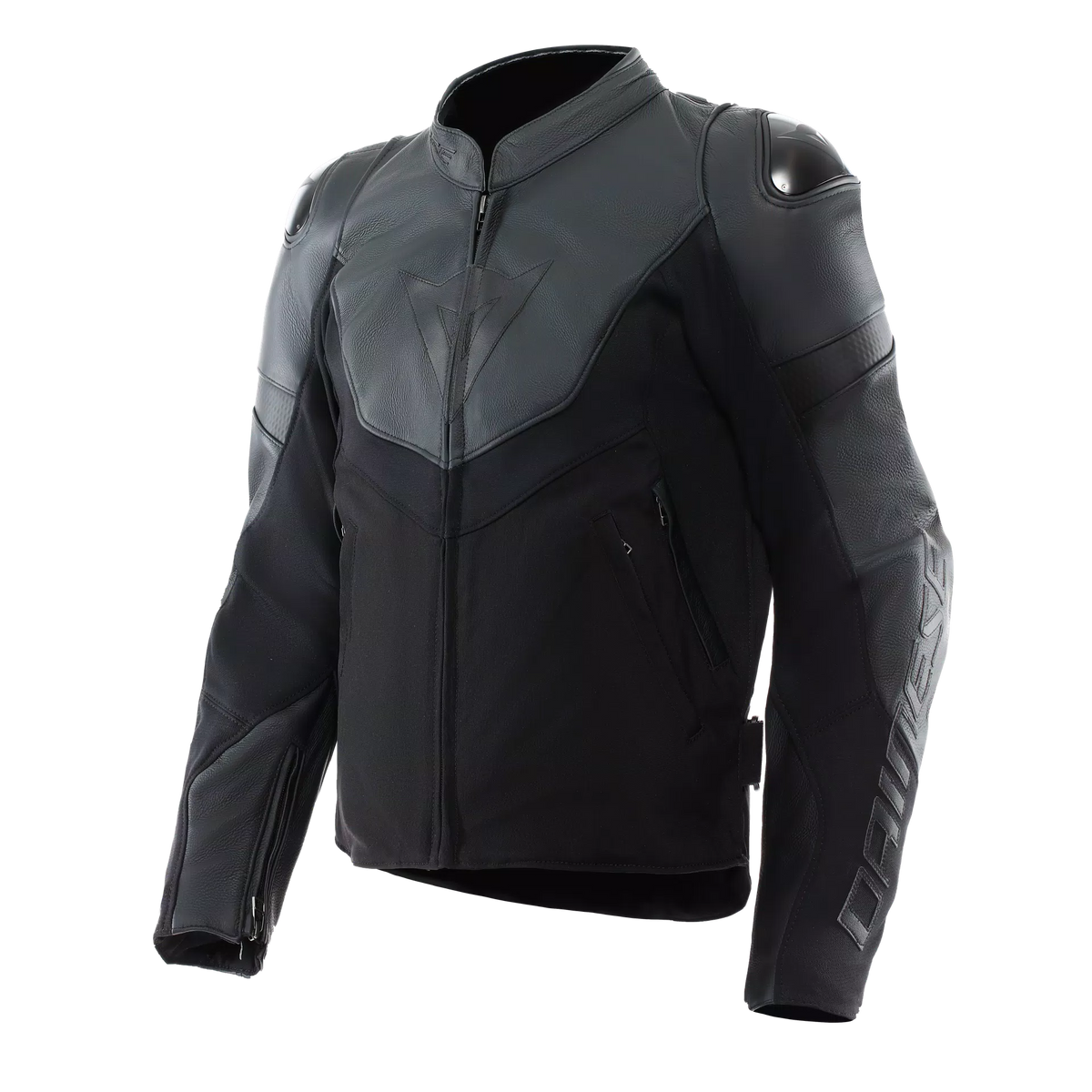 MEN'S MOTORCYCLE LEATHER-TEXTILE JACKET