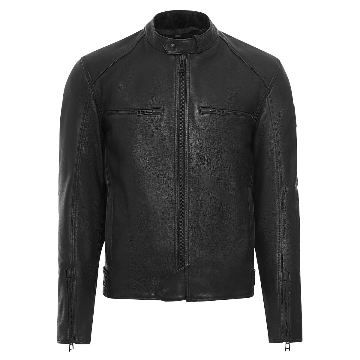 Black Broughton Leather Jacket
