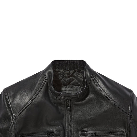 Black Broughton Leather Jacket