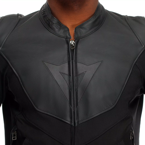 MEN'S MOTORCYCLE LEATHER-TEXTILE JACKET