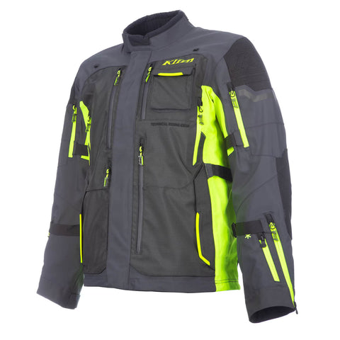 Klim Badlands Pro GORE-TEX Motorcycle Jacket — Asphalt / Hi-Vis