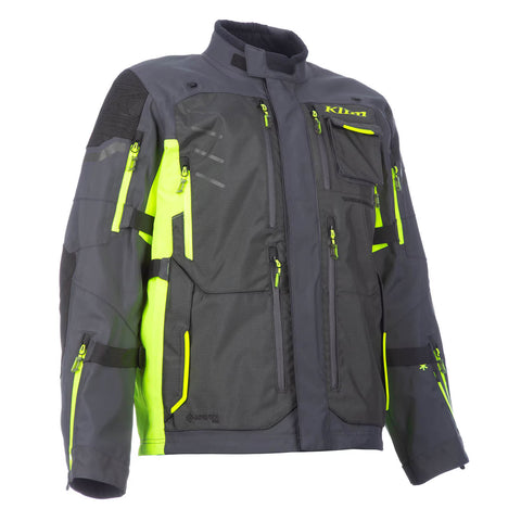 Klim Badlands Pro GORE-TEX Motorcycle Jacket — Asphalt / Hi-Vis