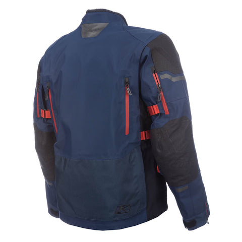 Klim Badlands Pro GORE-TEX Motorcycle Jacket — Dress Blues / Red Oxide