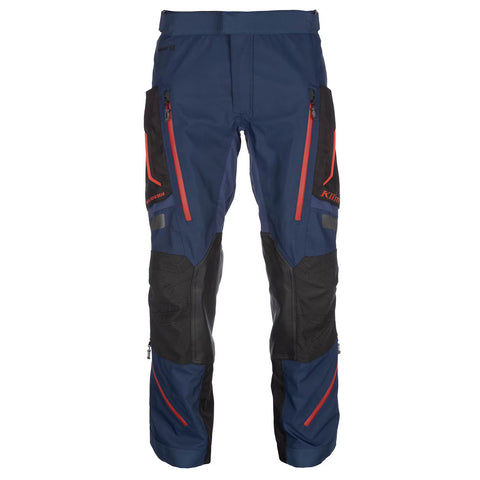 Klim Badlands Pro Gore-Tex Textile Trousers — Dress Blues / Red Oxide