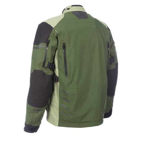 Klim Badlands Pro A3 GORE-TEX Motorcycle Jacket — Rifle Green / Oil Green