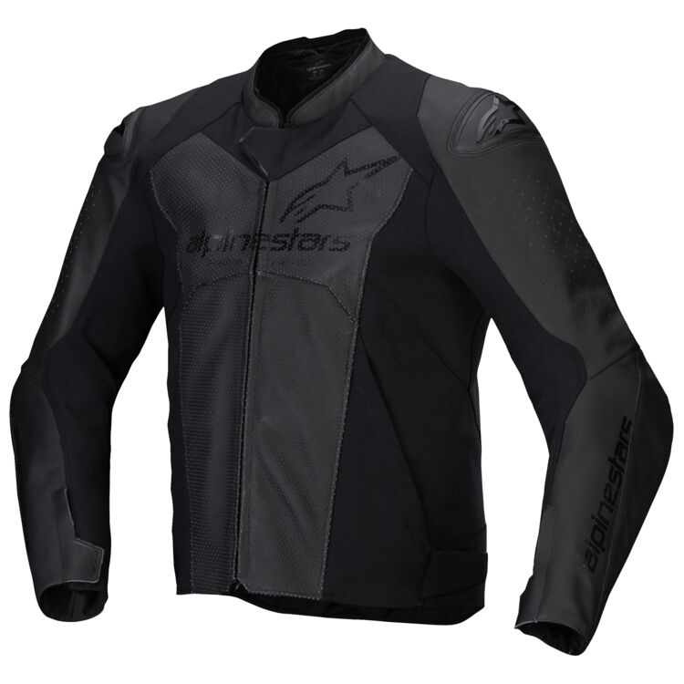 Alpinestars Faster V3 Airflow Black Leather Jacket