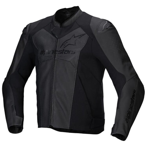 Alpinestars Faster V3 Airflow Black Leather Jacket