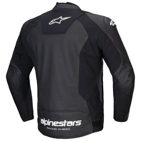 Alpinestars Faster V3 Airflow Black/White Leather Jacket