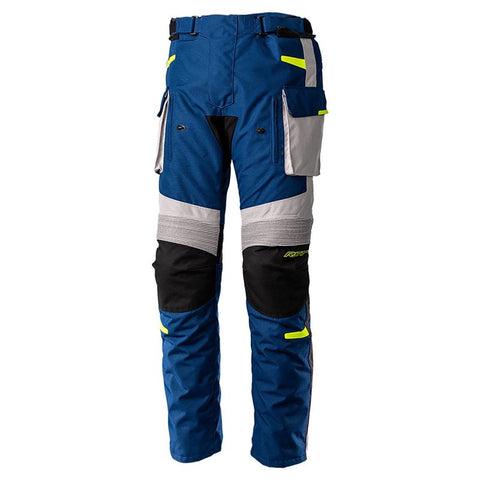 RST Endurance CE Motorcycle Trousers 2984 (Blue/Silver) | Waterproof Touring Riding Pants