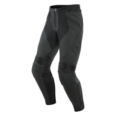 Dainese Pony 3 Perforated Leather Pants | CE-Certified Motorcycle Riding Gear