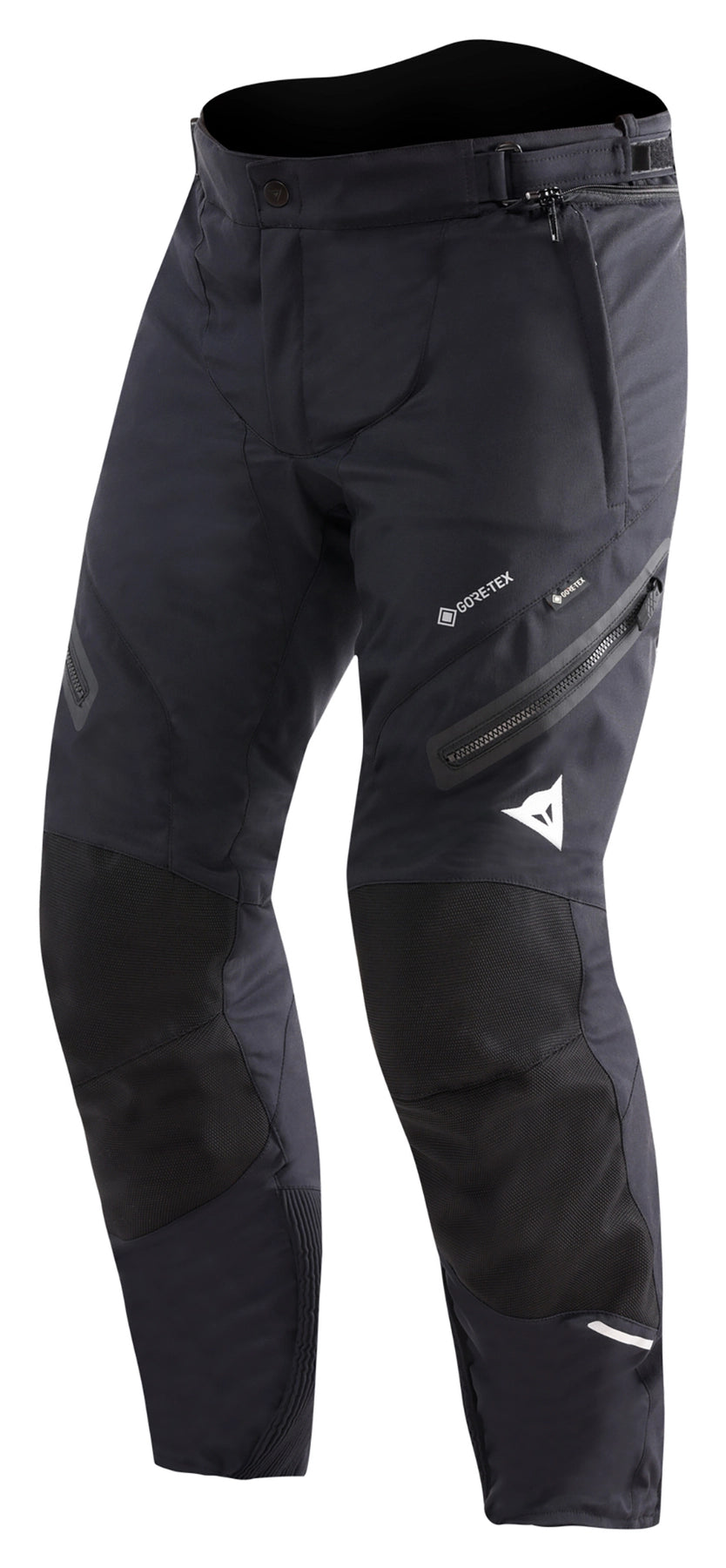 Dainese Carve Master 4 Gore‑Tex Men’s Textile Trousers — Waterproof Breathable Adventure Pants with CE Armor, Touring/Commuter