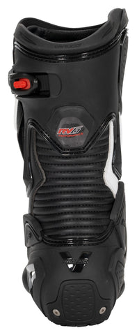Vanucci RV6 Performance Lady Motorcycle Boots — Women’s Racing Boots with Microfiber Construction, Shin Protection, and Sport Riding Comfort