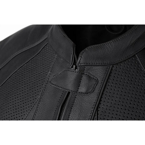 Transporter Black Men’s Leather Motorcycle Jacket - Professional CE-Armored Urban Gear