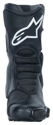 Alpinestars Stella SMX-6 V3 Women’s Motorcycle Boots — Black/White Sport Riding Boots with Female Fit, TPU Protection, and Track-Ready Comfort