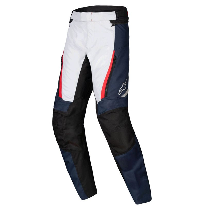 Alpinestars ST-1 WP Motorcycle Trousers (Dark Blue/Black/Red) | Waterproof Touring Trousers