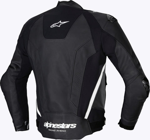 Alpinestars Missile V3 Motorcycle Black & White Leather Jacket