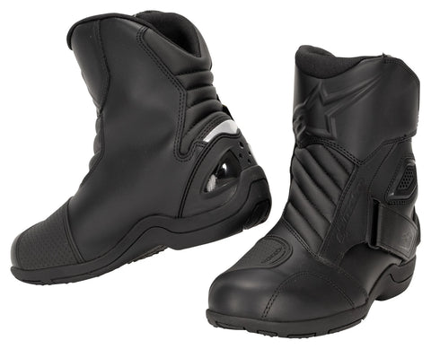 New Land Short Leather Motorcycle Boots | Short Riding & Touring Boots for Men