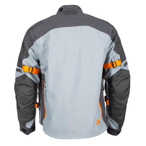 Carlsbad Gore‑Tex Motorcycle Jacket — Asphalt with Ember Orange Accents